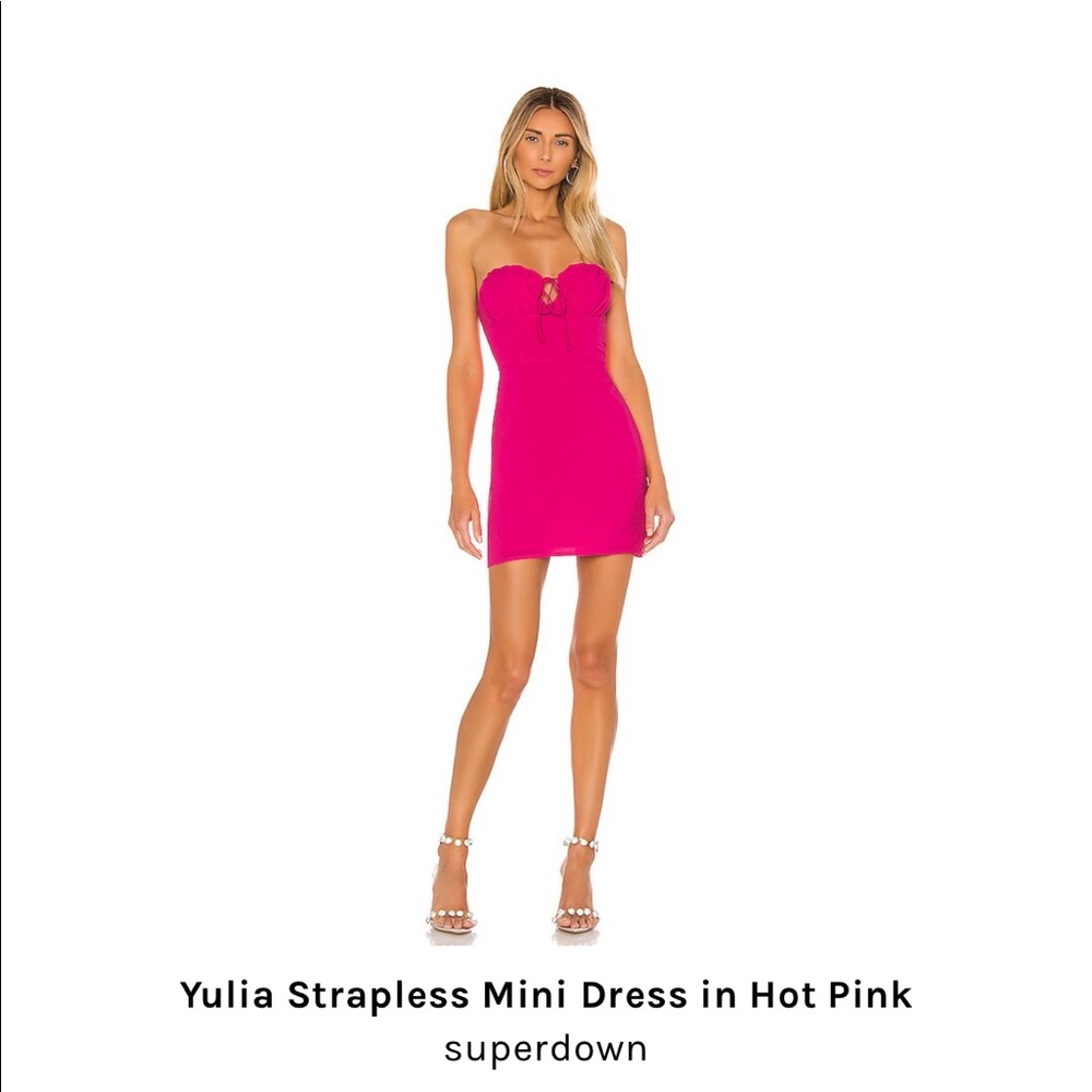 REVOLVE hot pink mini dress sz small
